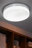   
                        Светильник потолочный EGLO  (Австрия) 84409    
                         в стиле модерн.  
                        Тип источника света: встроенные светодиоды led.                         Форма: круг.                         Цвета плафонов и подвесок: белый.                         Материал: стекло.                          фото 2