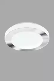   
                        Світильник стельовий EGLO (Австрія) 84421    
                         у стилі модерн.  
                        Тип джерела світла: вбудовані світлодіоди led.                         Форма: коло.                         Кольори плафонів і підвісок: білий.                         Матеріал: пластик.                          фото 1