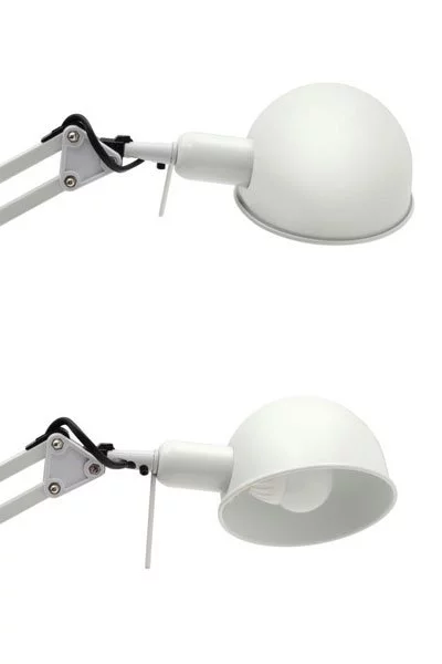   
                        
                        Настільна лампа KANLUX (Польща) 84449    
                         у стилі Хай-тек, Скандинавський.  
                        Тип джерела світла: світлодіодна лампа, змінна.                                                 Кольори плафонів і підвісок: Білий.                         Матеріал: Метал.                          фото 3