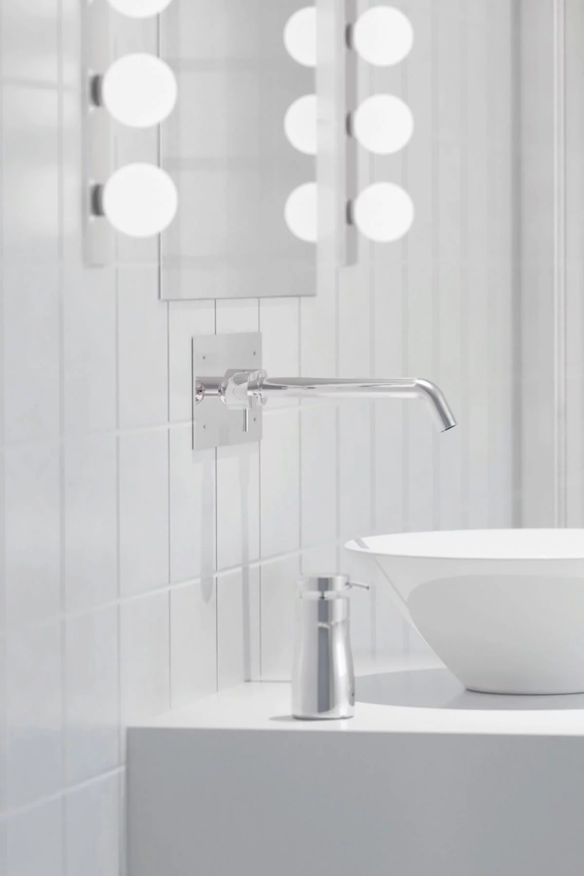   
                        
                        Підсвітка для ванної NOWODVORSKI (Польща) 84895    
                         у стилі Модерн.  
                        Тип джерела світла: світлодіодна лампа, змінна.                                                 Кольори плафонів і підвісок: Білий.                         Матеріал: Скло.                          фото 2
