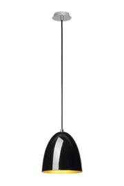   
                        Люстра SLV  (Германия) 85408    
                         в стиле Лофт, Хай-тек.  
                        Тип источника света: светодиодная лампа, сменная.                         Форма: Круг.                         Цвета плафонов и подвесок: Черный, Золото.                         Материал: Сталь.                          фото 1