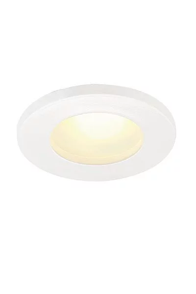   
                        
                        Точечный светильник SLV (Германия) 85961    
                         в стиле Хай-тек.  
                        Тип источника света: светодиодная лампа, сменная.                         Форма: Круг.                         Цвета плафонов и подвесок: Белый.                         Материал: Стекло.                          фото 1