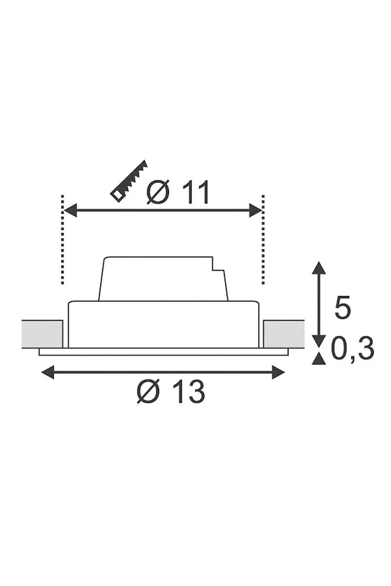  
                        
                        Точечный светильник SLV (Германия) 86061    
                         в стиле Хай-тек.  
                        Тип источника света: встроенный led-модуль, несъемный.                         Форма: Круг.                                                                          фото 3