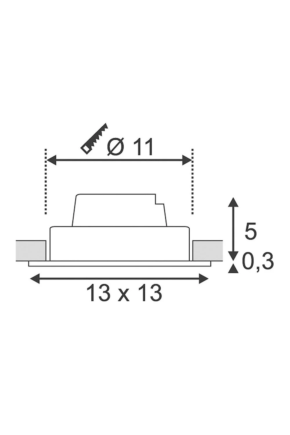   
                        
                        Точечный светильник SLV (Германия) 86068    
                         в стиле Хай-тек.  
                        Тип источника света: встроенный led-модуль, несъемный.                         Форма: Квадрат.                                                                          фото 3
