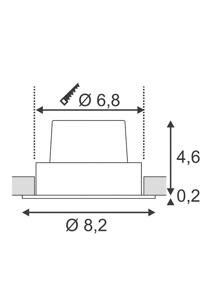  
                        
                        Точечный светильник SLV (Германия) 86086    
                         в стиле Хай-тек.  
                        Тип источника света: встроенный led-модуль, несъемный.                         Форма: Круг.                                                                          фото 4