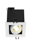   
                        Точечный светильник SLV  (Германия) 86128    
                         в стиле Хай-тек.  
                        Тип источника света: светодиодная лампа, сменная.                         Форма: Квадрат.                                                                          фото 2