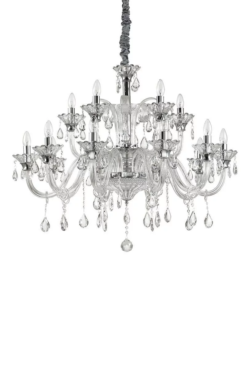   
                        
                        Кришталева люстра IDEAL LUX (Італія) 87856    
                         У стилі Класика.  
                        Тип джерела світла: світлодіодна лампа, змінна.                         Форма: Коло.                         Кольори плафонів і підвісок: Прозорий.                         Матеріал: Скло, Кришталь.                          фото 1