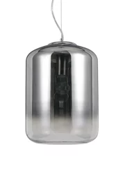   
                        Люстра IDEAL LUX (Італія) 87904    
                         у стилі Лофт, Хай-тек.  
                        Тип джерела світла: cвітлодіодні led, енергозберігаючі, розжарювання.                         Форма: Циліндр.                         Кольори плафонів і підвісок: Сірий.                         Матеріал: Скло.                          фото 1