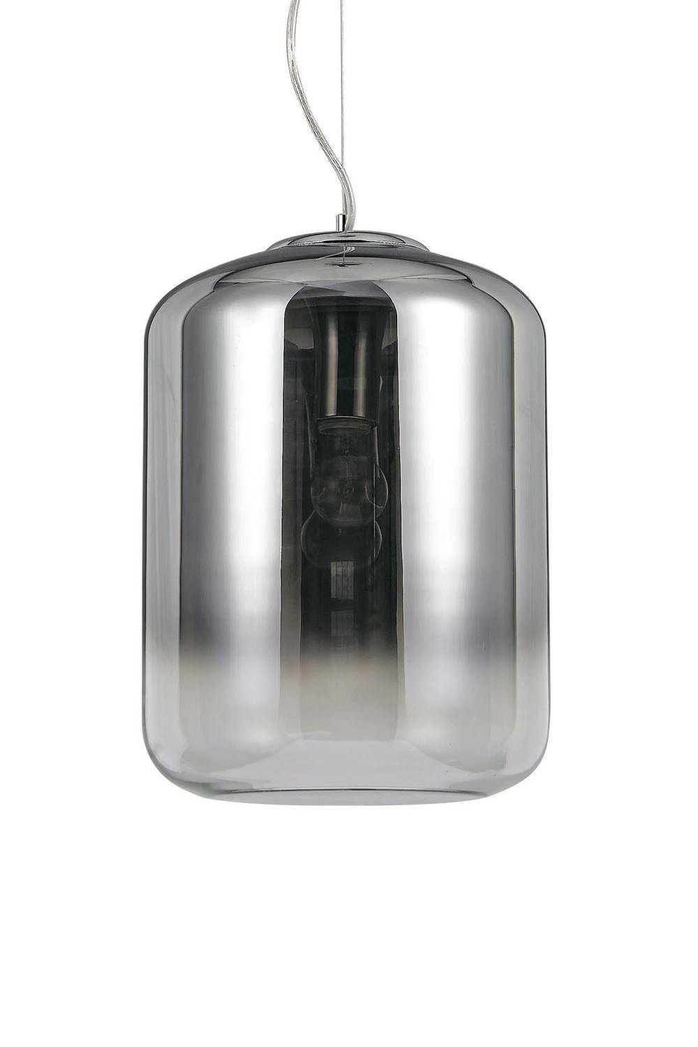   
                        Люстра IDEAL LUX (Італія) 87904    
                         у стилі лофт, хай-тек.  
                        Тип джерела світла: cвітлодіодні led, енергозберігаючі, розжарювання.                         Форма: коло.                         Кольори плафонів і підвісок: сірий.                         Матеріал: скло.                          фото 1