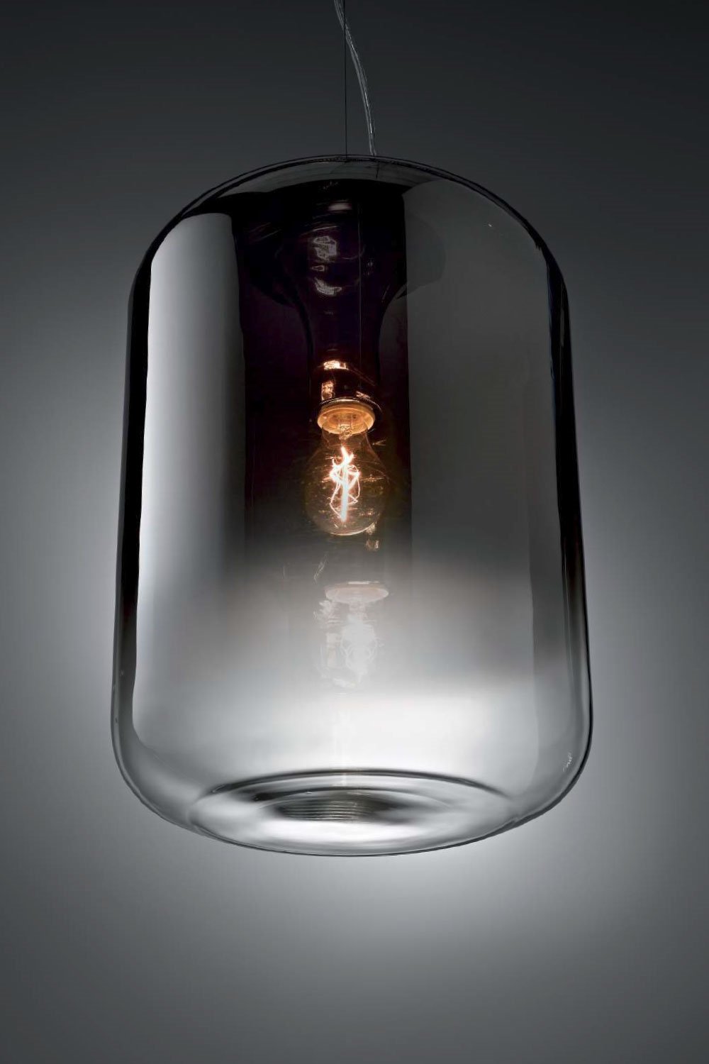   
                        Люстра IDEAL LUX (Італія) 87904    
                         у стилі лофт, хай-тек.  
                        Тип джерела світла: cвітлодіодні led, енергозберігаючі, розжарювання.                         Форма: коло.                         Кольори плафонів і підвісок: сірий.                         Матеріал: скло.                          фото 2