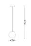   
                        Люстра IDEAL LUX (Італія) 87932    
                         у стилі модерн.  
                        Тип джерела світла: cвітлодіодні led, галогенні.                         Форма: куля.                         Кольори плафонів і підвісок: білий.                         Матеріал: скло.                          фото 3