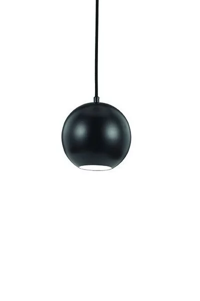  
                        Люстра IDEAL LUX (Італія) 87933    
                         у стилі Модерн.  
                        Тип джерела світла: світлодіодна лампа, змінна.                         Форма: Куля.                         Кольори плафонів і підвісок: Чорний.                         Матеріал: Скло.                          фото 1
