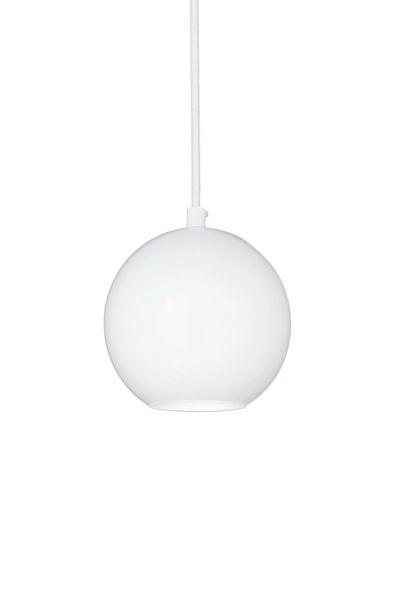   
                        Люстра IDEAL LUX (Італія) 87934    
                         у стилі модерн.  
                        Тип джерела світла: cвітлодіодні led, галогенні.                         Форма: куля.                         Кольори плафонів і підвісок: білий.                         Матеріал: метал.                          фото 1