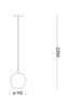   
                        Люстра IDEAL LUX (Італія) 87934    
                         у стилі модерн.  
                        Тип джерела світла: cвітлодіодні led, галогенні.                         Форма: куля.                         Кольори плафонів і підвісок: білий.                         Матеріал: метал.                          фото 3