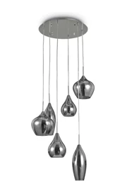   
                        
                        Люстра IDEAL LUX (Італія) 87963    
                         У стилі Модерн.  
                        Тип джерела світла: світлодіодна лампа, змінна.                         Форма: Коло.                         Кольори плафонів і підвісок: Сірий.                         Матеріал: Скло.                          фото 1