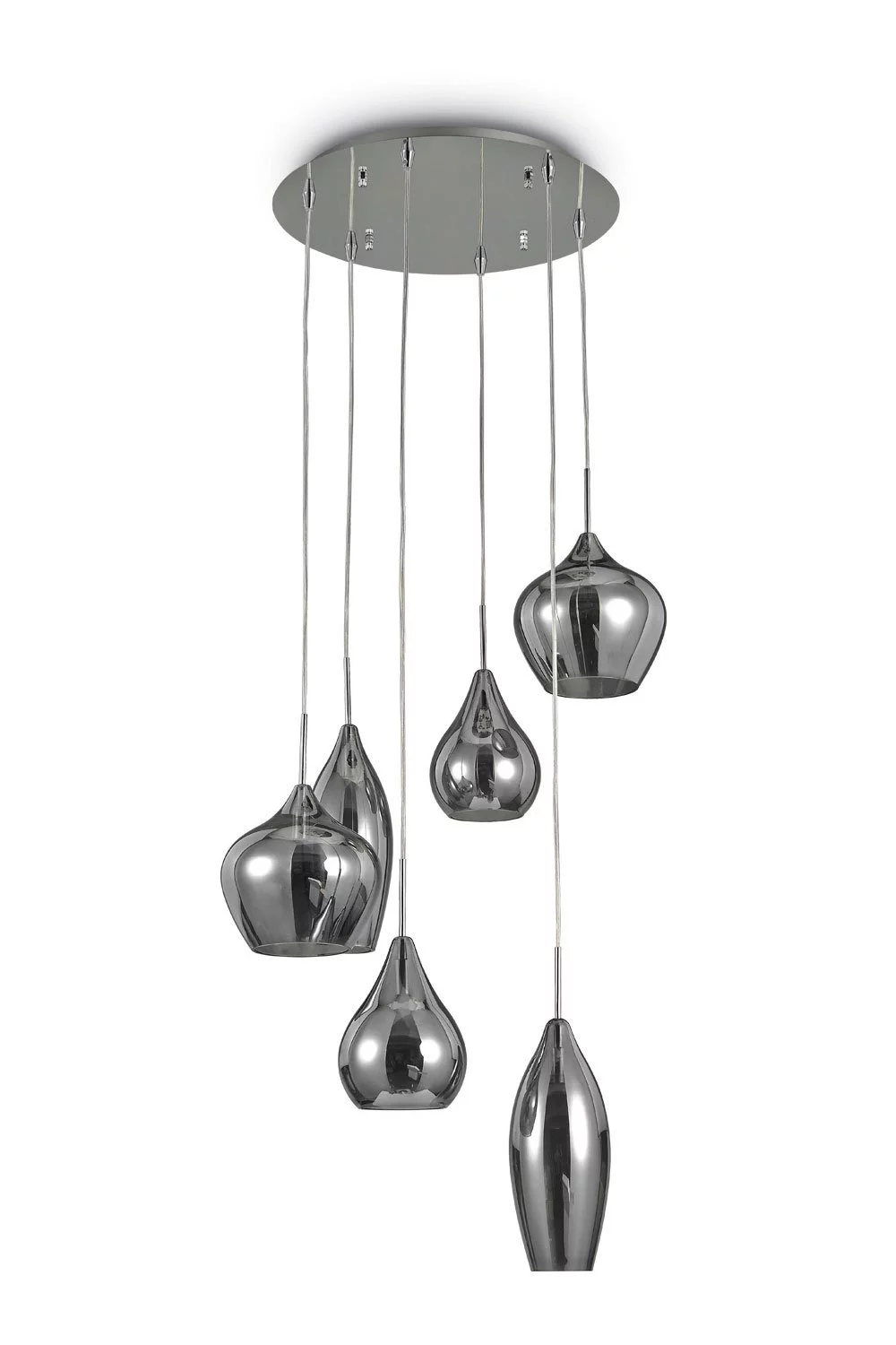   
                        
                        Люстра IDEAL LUX (Італія) 87963    
                         У стилі Модерн.  
                        Тип джерела світла: світлодіодна лампа, змінна.                         Форма: Коло.                         Кольори плафонів і підвісок: Сірий.                         Матеріал: Скло.                          фото 1