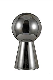   
                        Настільна лампа IDEAL LUX (Італія) 87985    
                         у стилі хай-тек.  
                        Тип джерела світла: cвітлодіодні led, енергозберігаючі, розжарювання.                                                 Кольори плафонів і підвісок: сірий.                         Матеріал: скло.                          фото 1