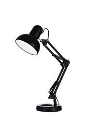   
                        Настільна лампа IDEAL LUX (Італія) 88005    
                         у стилі хай-тек, скандинавський.  
                        Тип джерела світла: cвітлодіодні led, енергозберігаючі, розжарювання.                                                 Кольори плафонів і підвісок: чорний.                         Матеріал: метал.                          фото 1