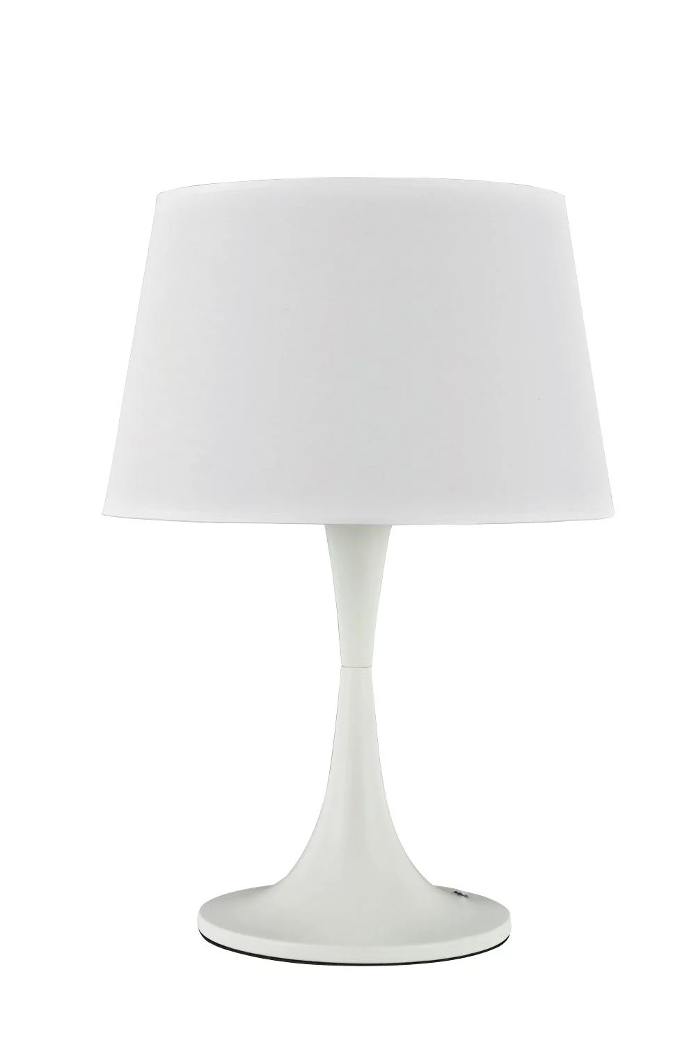   
                        Настільна лампа IDEAL LUX (Італія) 88007    
                         у стилі скандинавський.  
                        Тип джерела світла: cвітлодіодні led, енергозберігаючі, розжарювання.                                                 Кольори плафонів і підвісок: білий.                         Матеріал: тканина, пластик.                          фото 1