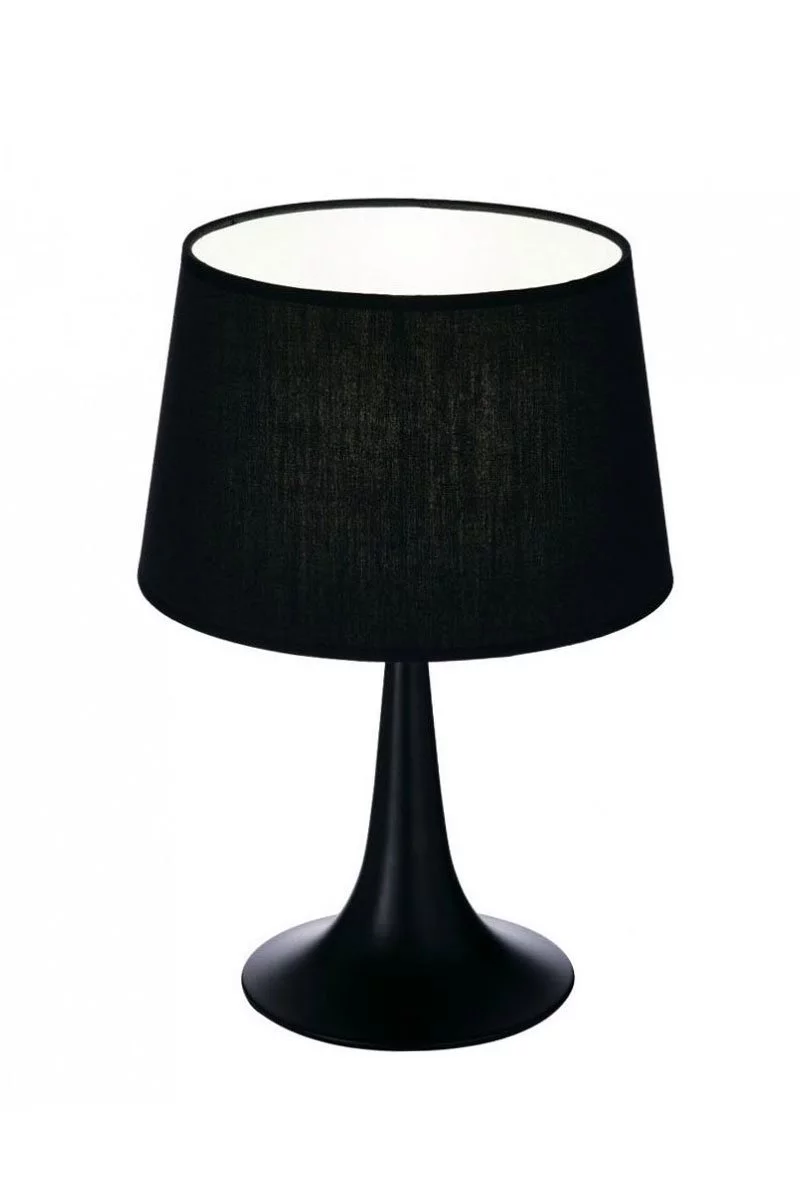   
                        Настільна лампа IDEAL LUX (Італія) 88011    
                         у стилі Скандинавський.  
                        Тип джерела світла: cвітлодіодні led, енергозберігаючі, розжарювання.                                                 Кольори плафонів і підвісок: Чорний, Білий.                         Матеріал: Тканина, Пластик.                          фото 1