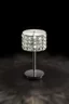   
                        Настільна лампа IDEAL LUX (Італія) 88020    
                         у стилі модерн.  
                        Тип джерела світла: cвітлодіодні led, галогенні.                                                 Кольори плафонів і підвісок: прозорий, білий.                         Матеріал: кришталь, скло.                          фото 2