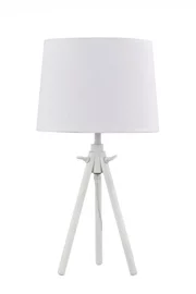   
                        
                        Настільна лампа IDEAL LUX (Італія) 88025    
                         у стилі Скандинавський.  
                        Тип джерела світла: світлодіодна лампа, змінна.                                                 Кольори плафонів і підвісок: Білий.                         Матеріал: Тканина, Пластик.                          фото 1