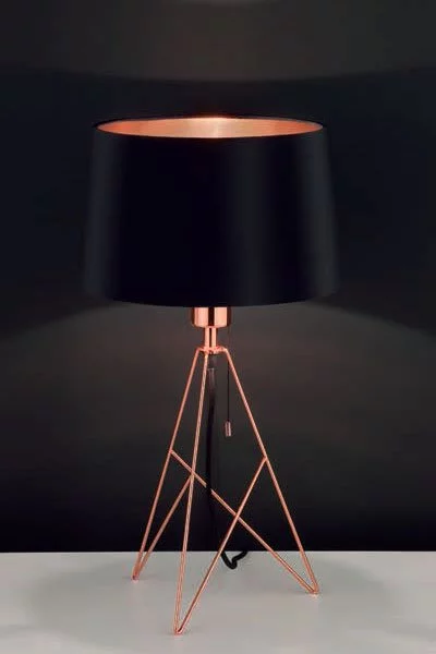   
                        
                        Настільна лампа EGLO (Австрія) 88579    
                         у стилі Лофт.  
                        Тип джерела світла: світлодіодна лампа, змінна.                                                 Кольори плафонів і підвісок: Чорний, Мідь.                         Матеріал: Тканина.                          фото 2