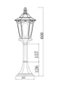   
                        Світильник вуличний MAYTONI (Німеччина) 88727    
                         у стилі Класика.  
                        Тип джерела світла: світлодіодна лампа, змінна.                                                 Кольори плафонів і підвісок: Прозорий.                         Матеріал: Скло.                          фото 2