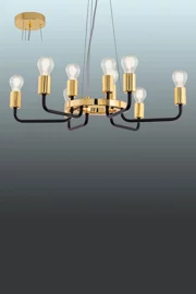   
                        
                        Люстра EGLO (Австрия) 89188    
                         в стиле Лофт.  
                        Тип источника света: светодиодная лампа, сменная.                         Форма: Колесо.                                                                          фото 1