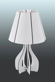   
                        
                        Настольная лампа EGLO (Австрия) 89305    
                         в стиле Модерн, Скандинавский.  
                        Тип источника света: светодиодная лампа, сменная.                                                 Цвета плафонов и подвесок: Белый, Черный.                         Материал: Пластик.                          фото 1