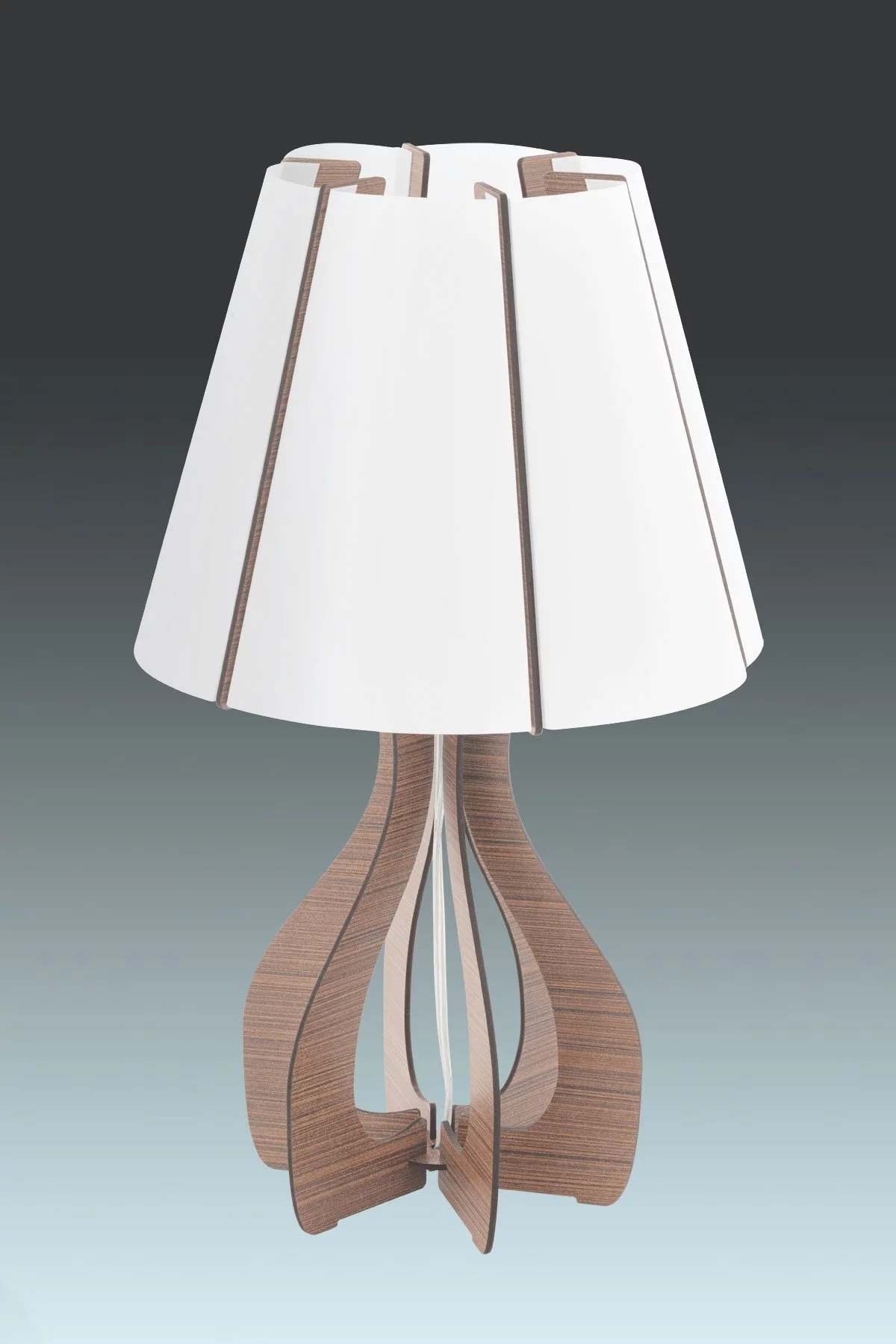   
                        Настільна лампа EGLO (Австрія) 89311    
                         у стилі Модерн.  
                        Тип джерела світла: світлодіодна лампа, змінна.                                                 Кольори плафонів і підвісок: Білий.                         Матеріал: Пластик.                          фото 1