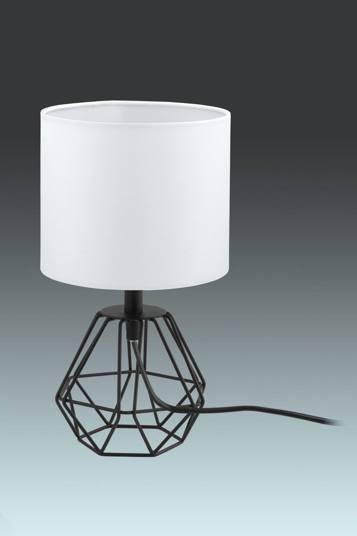   
                        Настільна лампа EGLO (Австрія) 89346    
                         у стилі скандинавський.  
                        Тип джерела світла: cвітлодіодні led, енергозберігаючі, розжарювання.                                                 Кольори плафонів і підвісок: білий.                         Матеріал: тканина.                          фото 1