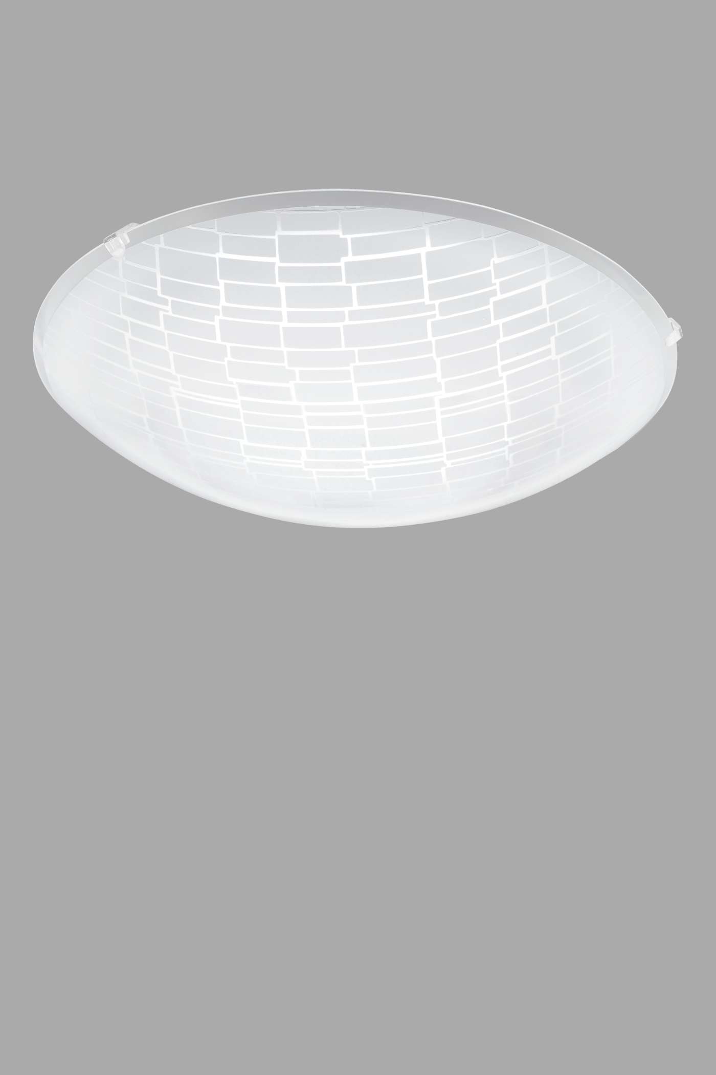   
                        Світильник стельовий EGLO (Австрія) 89481    
                         у стилі модерн.  
                        Тип джерела світла: вбудовані світлодіоди led.                         Форма: коло.                         Кольори плафонів і підвісок: білий, прозорий, малюнок.                         Матеріал: скло.                          фото 1