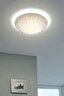   
                        Світильник стельовий EGLO (Австрія) 89482    
                         у стилі модерн.  
                        Тип джерела світла: вбудовані світлодіоди led.                         Форма: коло.                         Кольори плафонів і підвісок: білий, прозорий, малюнок.                         Матеріал: скло.                          фото 2