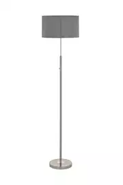   
                        Торшер EGLO (Австрія) 89502    
                         у стилі Модерн.  
                        Тип джерела світла: вбудований led-модуль, незмінний.                                                 Кольори плафонів і підвісок: Білий, Сірий.                         Матеріал: Тканина.                          фото 1