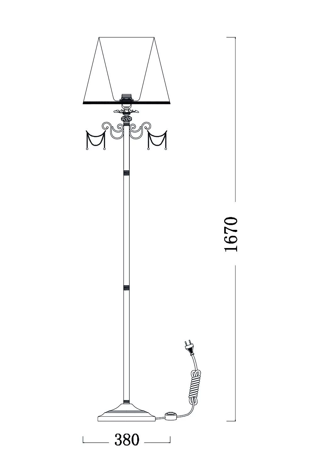  
                        
                        Торшер MAYTONI (Німеччина) 89572    
                         у стилі Модерн.  
                        Тип джерела світла: світлодіодна лампа, змінна.                                                 Кольори плафонів і підвісок: Білий.                         Матеріал: Тканина.                          фото 4
