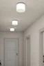   
                        Светильник потолочный LUCIS  (Чехия) 89733    
                         в стиле Модерн.  
                        Тип источника света: светодиодная лампа, сменная.                         Форма: Круг.                         Цвета плафонов и подвесок: Белый.                         Материал: Стекло.                          фото 3