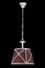   
                        Люстра MAYTONI (Німеччина) 89805    
                         у стилі Прованс.  
                        Тип джерела світла: світлодіодна лампа, змінна.                         Форма: Коло.                         Кольори плафонів і підвісок: Коричневий, Білий.                         Матеріал: Скло, Тканина.                          фото 2