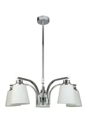   
                        Люстра BLITZ (Німеччина) 89873    
                         у стилі Модерн.  
                        Тип джерела світла: світлодіодна лампа, змінна.                         Форма: Коло.                         Кольори плафонів і підвісок: Білий.                         Матеріал: Скло.                          фото 1