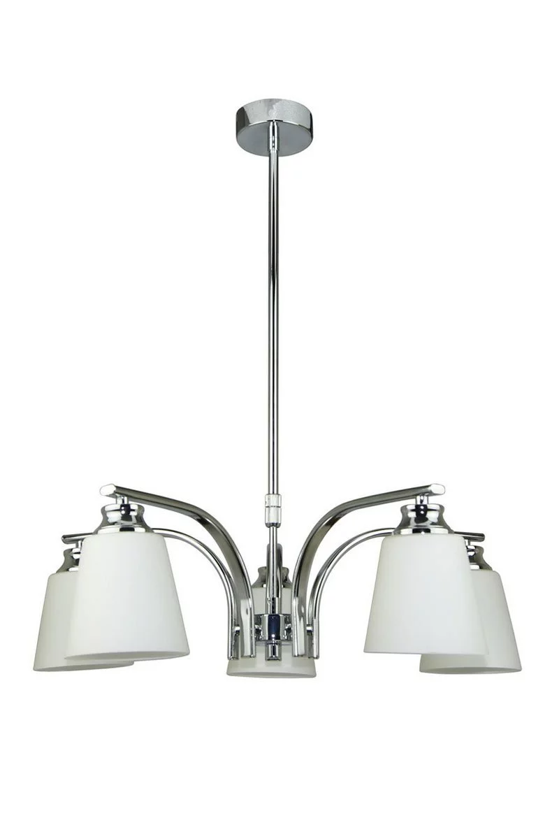   
                        Люстра BLITZ (Німеччина) 89873    
                         у стилі Модерн.  
                        Тип джерела світла: світлодіодна лампа, змінна.                         Форма: Коло.                         Кольори плафонів і підвісок: Білий.                         Матеріал: Скло.                          фото 1