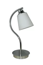   
                        
                        Настольная лампа BLITZ (Германия) 89875    
                         в стиле Модерн.  
                        Тип источника света: светодиодная лампа, сменная.                                                 Цвета плафонов и подвесок: Белый.                         Материал: Стекло.                          фото 1