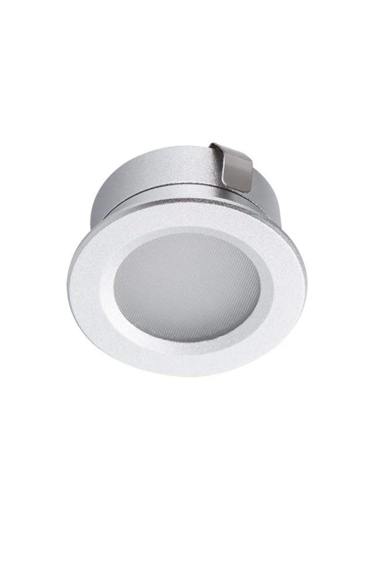   
                        Точковий світильник KANLUX (Польща) 90116    
                         у стилі хай-тек.  
                        Тип джерела світла: вбудовані світлодіоди led.                         Форма: коло.                         Кольори плафонів і підвісок: білий.                         Матеріал: пластик.                          фото 1