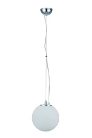   
                        Люстра BLITZ (Німеччина) 90146    
                         у стилі Модерн.  
                        Тип джерела світла: світлодіодна лампа, змінна.                         Форма: Куля.                         Кольори плафонів і підвісок: Білий.                         Матеріал: Скло.                          фото 1
