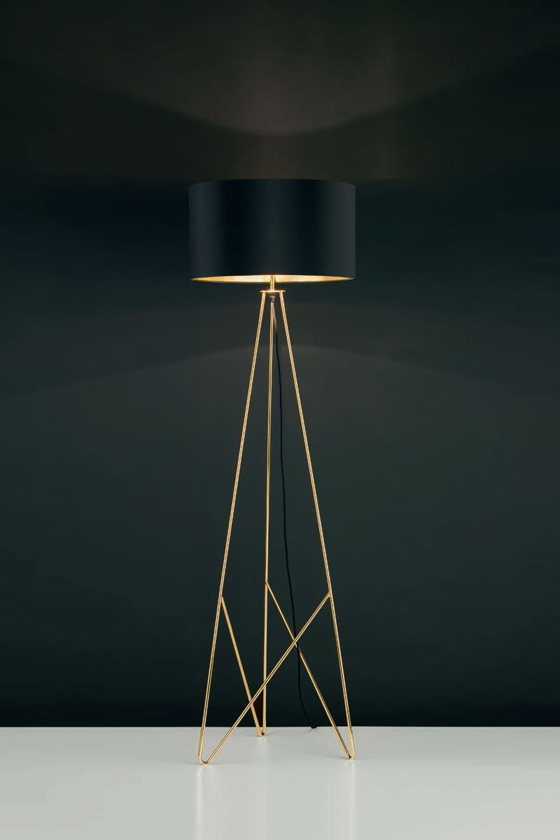   
                        Торшер EGLO (Австрія) 90201    
                         у стилі модерн, лофт.  
                        Тип джерела світла: cвітлодіодні led, енергозберігаючі, розжарювання.                                                 Кольори плафонів і підвісок: чорний, жовтий.                         Матеріал: тканина.                          фото 2