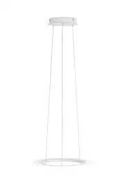   
                        Люстра EGLO (Австрія) 90283    
                         у стилі хай-тек, модерн.  
                        Тип джерела світла: вбудовані світлодіоди led.                         Форма: коло.                         Кольори плафонів і підвісок: білий.                         Матеріал: акрил, алюміній.                          фото 1