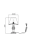   
                        
                        Настольная лампа MAYTONI (Германия) 90673    
                         в стиле Модерн, Арт-деко.  
                        Тип источника света: светодиодная лампа, сменная.                                                 Цвета плафонов и подвесок: Черный.                         Материал: Ткань.                          фото 3