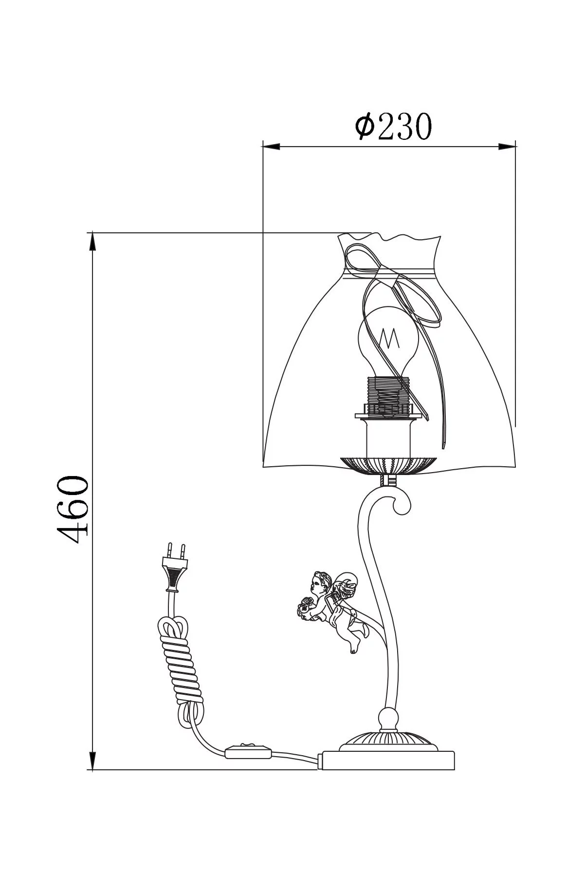   
                        Настольная лампа MAYTONI  (Германия) 90675    
                         в стиле Прованс, Флористика.  
                        Тип источника света: светодиодная лампа, сменная.                                                 Цвета плафонов и подвесок: Белый.                         Материал: Ткань.                          фото 5