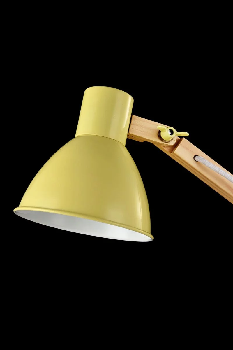   
                        Настільна лампа MAYTONI (Німеччина) 90693    
                         у стилі Лофт.  
                        Тип джерела світла: світлодіодна лампа, змінна.                                                 Кольори плафонів і підвісок: Жовтий, Білий.                         Матеріал: Метал.                          фото 3