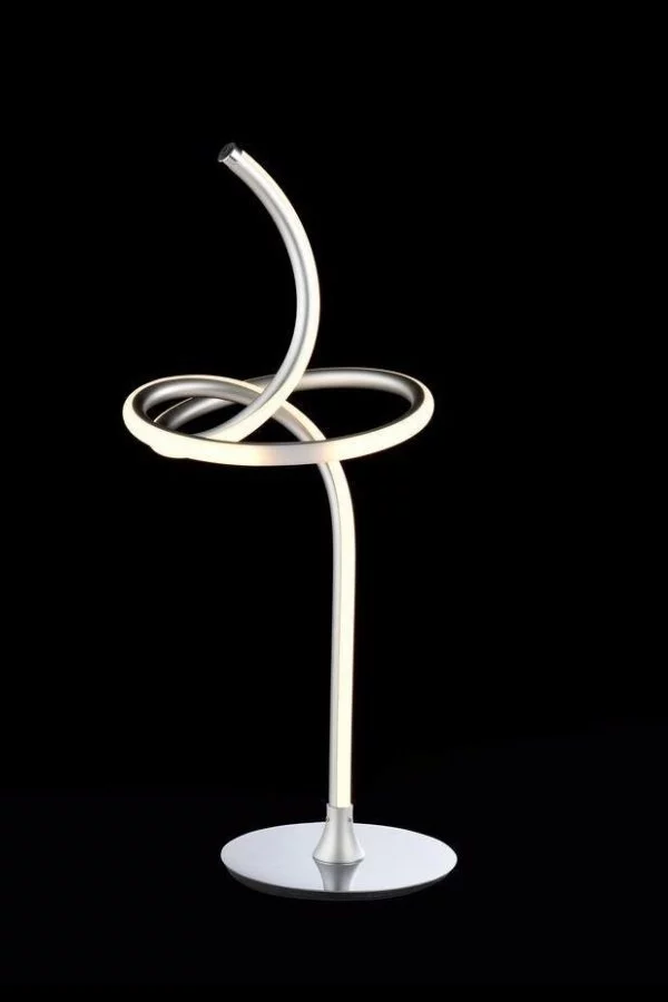   
                        
                        Настольная лампа MAYTONI (Германия) 90698    
                         в стиле Хай-тек.  
                        Тип источника света: встроенный led-модуль, несъемный.                                                 Цвета плафонов и подвесок: Белый.                         Материал: Акрил.                          фото 5