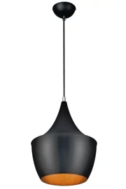   
                        
                        Люстра BLITZ (Німеччина) 91301    
                         у стилі Лофт, Скандинавський.  
                        Тип джерела світла: світлодіодна лампа, змінна.                         Форма: Коло.                         Кольори плафонів і підвісок: Чорний, Коричневий.                         Матеріал: Метал.                          фото 1